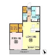 アルカディアAB Aの間取り画像