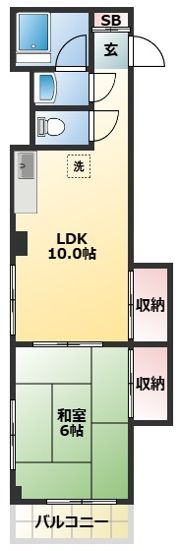 エルハイツ第4テラジマの間取り画像