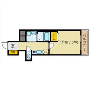 プレサンス堺筋本町駅前の間取り画像