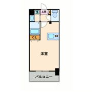 プレサンス心斎橋モデルノの間取り画像