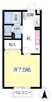 シャルマンCの間取り画像