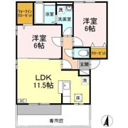 ラフィーネ イースト棟の間取り画像