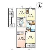 SteinfeldⅡの間取り画像