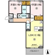 ロータスヒルAの間取り画像