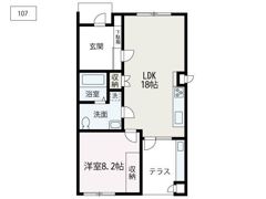 鈴森villageの間取り画像