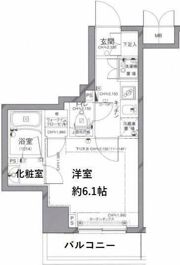 パレステュディオ文京根津の間取り画像