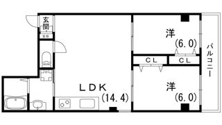 リーフビルの間取り画像
