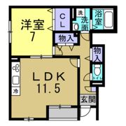 リーブル 吉川3の間取り画像