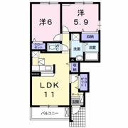 ブローテの間取り画像