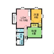 コーポタツフジの間取り画像