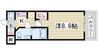 S-RESIDENCE神戸磯上通の間取り画像