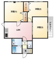 桜プリズムの間取り画像