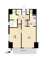 ラクラス新御徒町の間取り画像