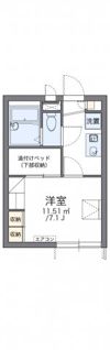 レオパレス五月山の間取り画像
