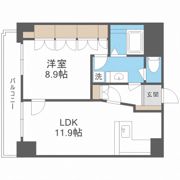 ライオンズマンション上六の間取り画像