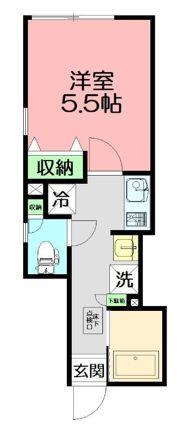 DEN高島平の間取り画像