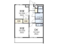 レオパレスプランタン参番館の間取り画像