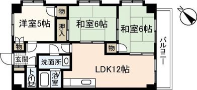 ビラバロンⅠの間取り画像