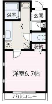 クレールアヴェニューの間取り画像