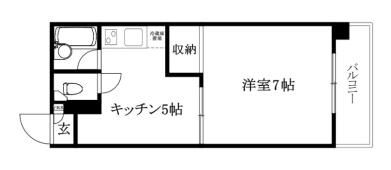 ルナ・ソレイユ桑原の間取り画像