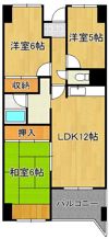 ベルデェ守恒の間取り画像