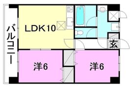 ルネス余戸の間取り画像