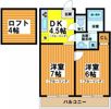 フラットハナタキの間取り画像