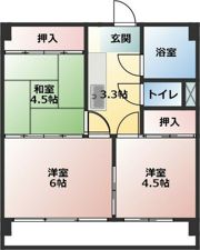内山ビルの間取り画像