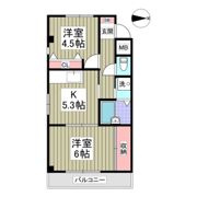 サンライズ中川の間取り画像