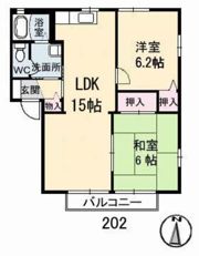 セントラルヴィレッジB棟の間取り画像