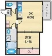 ハーモニーテラス御器所Ⅱの間取り画像