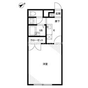 アムール KURIHAMAの間取り画像