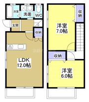 ハーヴェスト三和A A-の間取り画像