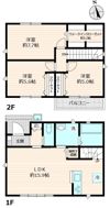舎人戸建の間取り画像