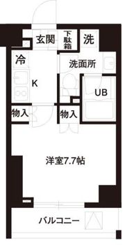 レジディア白金高輪の間取り画像