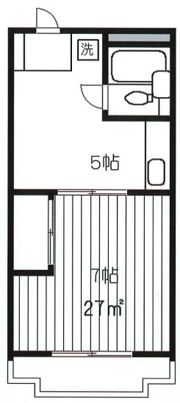 レクコーポ南阿佐ヶ谷の間取り画像