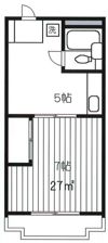 レクコーポ南阿佐ヶ谷の間取り画像