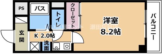 第2コーポ朝倉の間取り画像