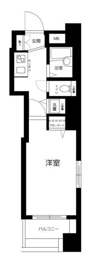トーシンフェニックス代々木公園の間取り画像