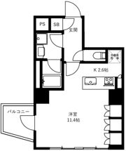 パークホームズ市谷薬王寺セントガレリアの間取り画像