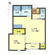 エストレラ A棟の間取り画像