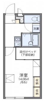レオパレス川口東扇の間取り画像