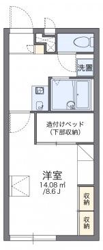 レオパレスコスミックの間取り画像