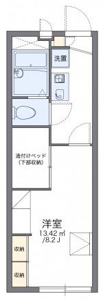 レオパレスコラボレートの間取り画像