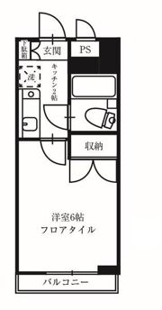 コスモリード国分寺の間取り画像