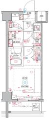 クレヴィスタ横浜天王町の間取り画像