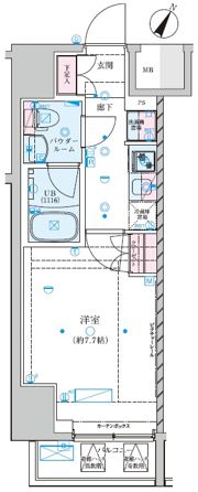 GENOVIA川崎Ⅶの間取り画像