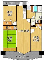 エクレール浅川II 410号室の間取り画像