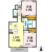 コーポ ヴェルデの間取り画像