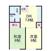 レイクコーポCの間取り画像